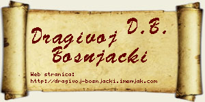 Dragivoj Bošnjački vizit kartica